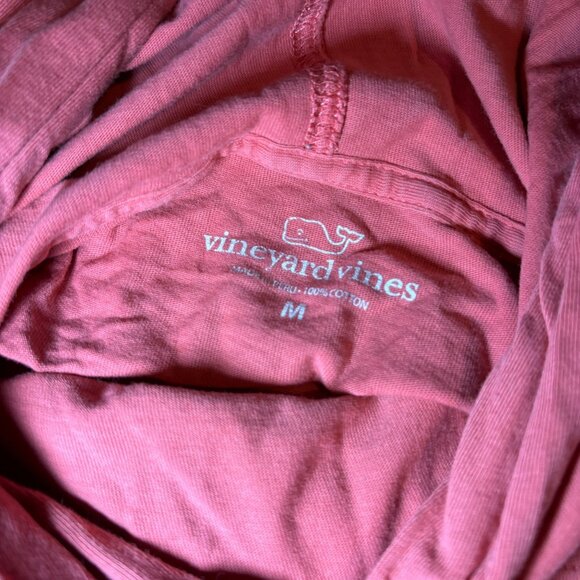 Vineyard Vines Medium Hooded Long Sleeve Pocket Tee - Picture 3 of 4